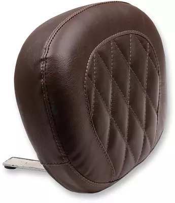 Mustang Sissy Bar Pad Large Brown Diamond Stitch 76769 • $193.50