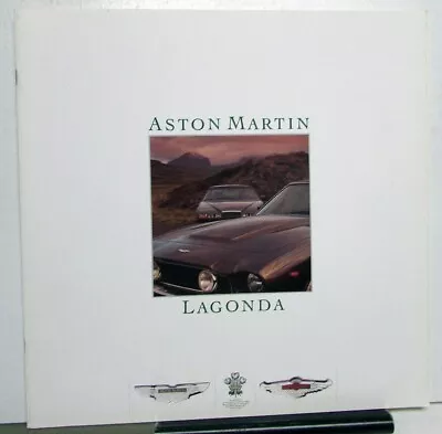 1986 1987 Aston Martin Lagonda Dealer Prestige Sales Brochure Large Rare • $37.44