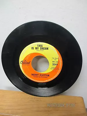 45 Merry Clayton Record Sings This Is My Dream & Knock On The Door! F/S! • $12.99