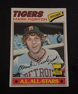 Vintage 1977 Topps Baseball #265 Mark Fidrych Rookie Card NM Or Better  • $29.99