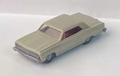 Wiking Germany HO 1:87 22m 220 Chevy Malibu With Trailer Hitch Tan • $14.99