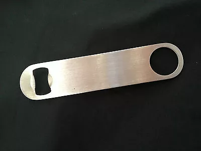 FLAT BOTTLE OPENER 18/8 STAINLESS STEEL - Bar Blade • $14.99