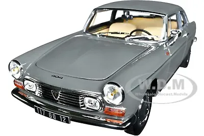 1967 Peugeot 404 Coupe Graphite Gray 1/18 Diecast Model Car By Norev 184834 • $79.99