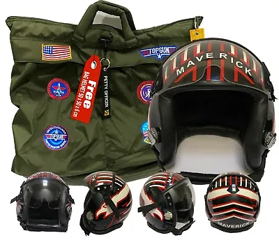 Polyst Fighter Pilot Maverick Helmet TOP Gun Movie Prop USN HGU-55(2022) • $374.50