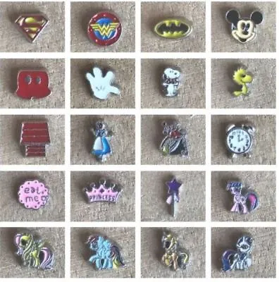 Floating Charm Character Cartoons Fairy Tale Fit Glass Locket • $2.15