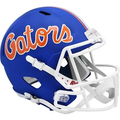 Florida Gators Blue Riddell Speed Full Size Replica Football Helmet • $139.95