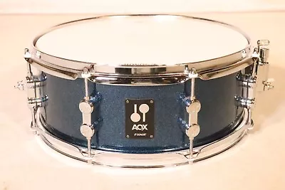 Sonor 5.5x14 AQX Snare Drum Blue Sparkle Wrap • $139.99