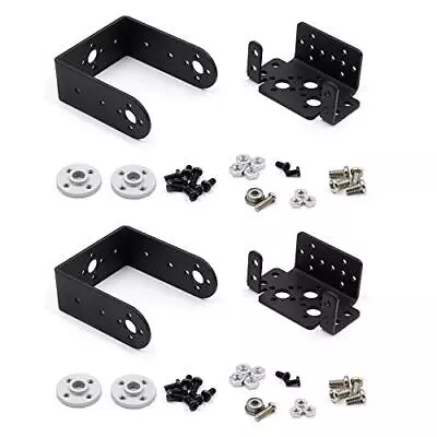 2 Sets Pan Tilt Servo Mount Bracket For MG995 MG996R S3003 Steering Gear Robot C • $19.49