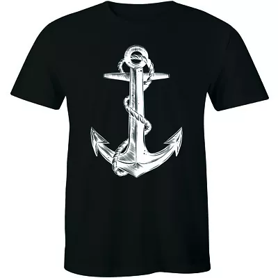 Nautical Ship Anchor Sailor Diver Sailing Boat Outdoors Water Tee Men's T-Shirt • $14.99