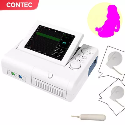 Hot Fetal Monitor Prenatal Heart FHR TOCO Fetal Movement Ultrasound+PrinterFDA • $478.35