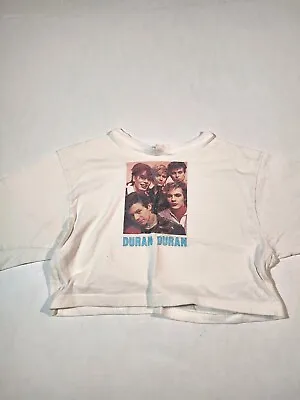 Vintage Women's Duran Duran XL Belly Shirt Single Stitch Shirt • $59