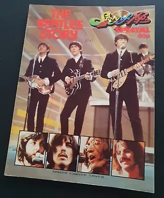 THE BEATLES STORY 1974  STORY Of POP  Special 70s Era Vintage Music Memorabilia  • $25