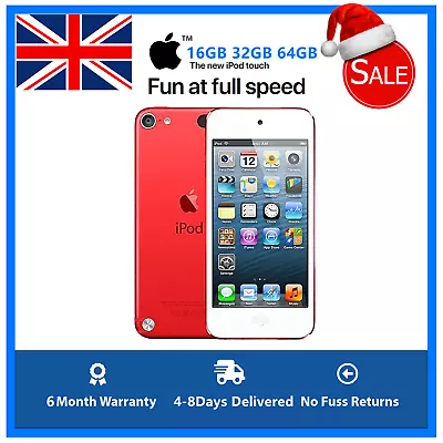 £85.90 • Buy Apple IPod Touch 5th Generation 16GB, 32GB, 64GB - Red & FREE SHIPPING