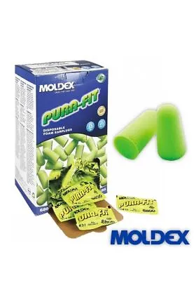 Moldex 6800 Pura-fit® Foam Earplugs Uncorded. 25-50-75-100-200 Pairs. Freeship. • $13.99