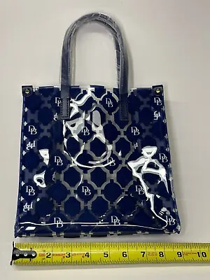 Dooney & Bourke DB Logo Clear Navy-Blue Small Lunch Tote Hand Bag New  • $28.20