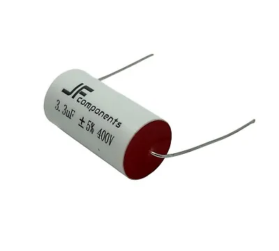   JFcomponents 3.3uF 400V MKP Metallized Poly Capacitor For Crossover.  • $2.69