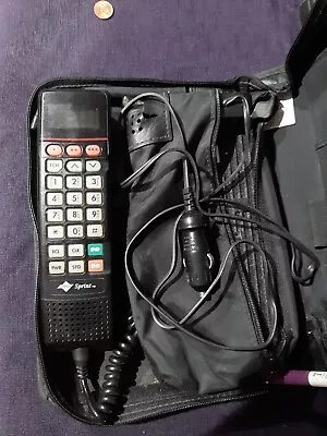 $27 • Buy Vintage Sprint Motorola Car Phone SCN2500A, Turns On Lights Up, No Service