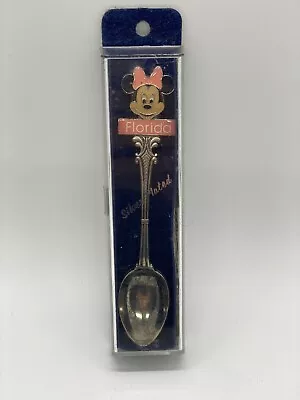 Vintage Disney Minnie Mouse Silver Plated  Souvenir Spoon Florida • $12