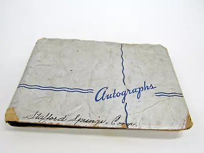 Vintage 1937 -1939 School Autograph Book Bridgeport Connecticut #OJ • $12.50