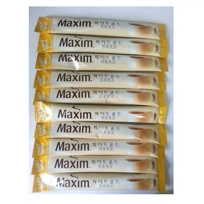 Maxim White Gold Coffee Mix 12g X 10 Stick / Korean Instant Easy Cut Coffee • $13.98