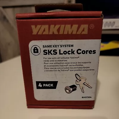 Yakima 07204 Same Key System Lock Cores And Keys 4-Pack • $55