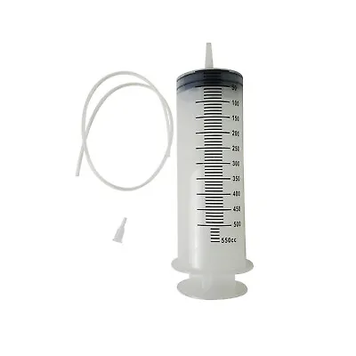 $15.95 • Buy 500ml Large Plastic Syringe  With Tubing For Scientific And Industrial Use