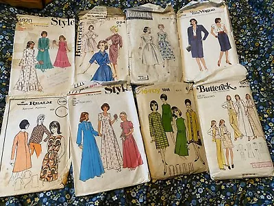 Vintage Sewing Patterns 1960s 1970s Retro L7 • £5.99
