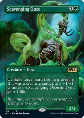 [1x] Scavenging Ooze - Alternate Art - Near Mint English - Core Set 2021 Extras • $0.99