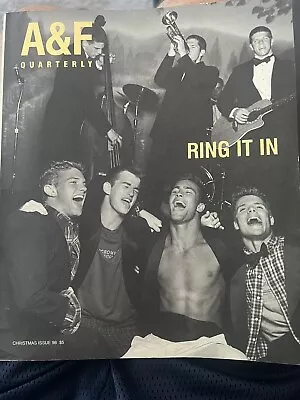 AF Quarterly Winter Christmas 1998 A&F Abercrombie Fitch Bruce Weber Ring It In • $48.50