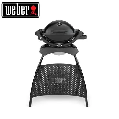 Weber Q 1200 With Stand Gas Barbecue BBQ - Black - Home Or Caravan 2024 Model • £309.99