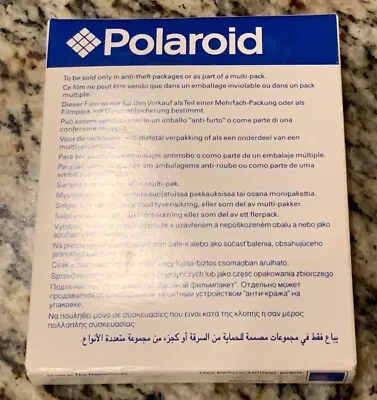 New Polaroid One Step Type 600 Instant Film Pack Sealed Expired 10/2003 NOS Pack • $8.95