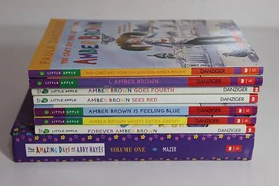 $18.95 • Buy Lot Of 8 The Amazing Days Of Abby Hayes Vol 1 Anne Mazer Amber Brown PB