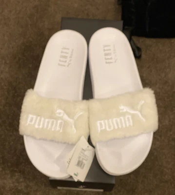 $260 • Buy Puma Leadcat Fenty Fur Slides Size 10.5 WNS US, 8 UK,EUR 42.5