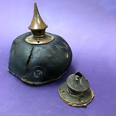 Wwi Ww1 German Kaiser Wilhelm Ii Army  Set Of 3 Original Pickle Helmet Parts • $549