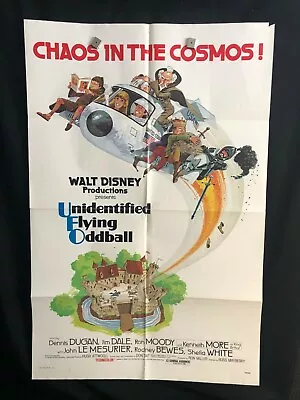 Unidentified Flying Oddball 1979 One Sheet Movie Poster Walt Disney UFO Spaceman • $9.99