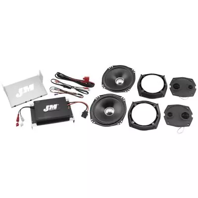 New J&m 2 Speaker  Complete Install Kit Fits 2006-2013 Harley Flhx Street Glide • $442.49