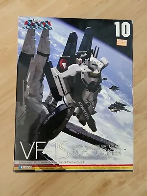 Wave 1/100 Macross Vf-1s Super Valkyrie Battroid Fighter Roy Focker Us Seller • $70