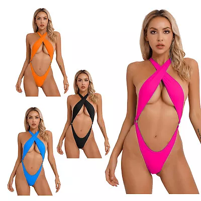 Sexy Women Swimwear Micro Bikini Thong V-string Sling Shot Monokini Bathing Suit • $4.69