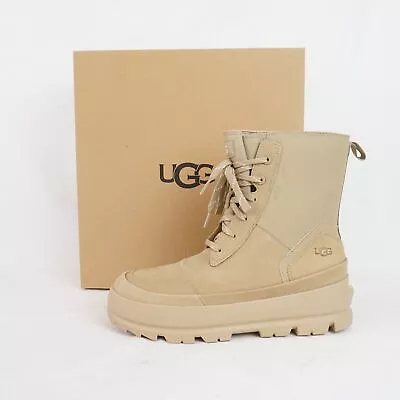 UGG Women's The UGG Lug Waterproof Suede Boots In Sand (1143833) - Size US 9 • $74.99