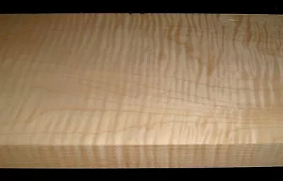 1-1/8 X7-3/4 X79  M2404-378 Curly Tiger  Maple Lumber Wood LONG BOARD! • $105