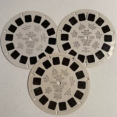 View-Master MOTHER GOOSE RHYMES MG 123 Reel Set (4) • $6.63