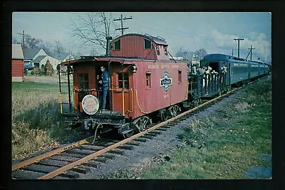 Train Railroad Postcard State Whippany New Jersey Morris County Central Caboose • $4.49