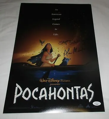 Alan Menken & Stephen Schwartz Signed Pocahontas 12x18 Poster Jsa • $683.85