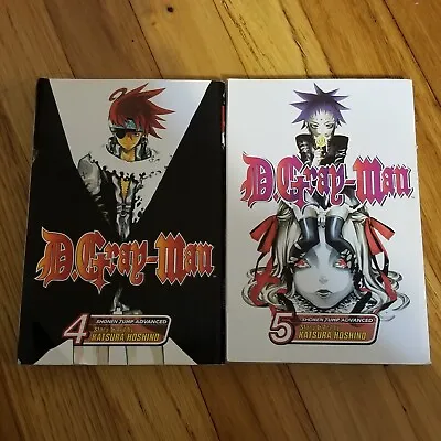 Shonen Jump D. Gray-Man Two (2) Graphic Novel Book Lot Volume 4 And 5 • $18.99