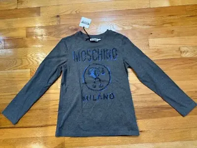 Boys Moschino Shirt Size 10 NEW  Italy $150 • $75