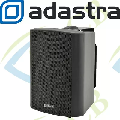 Adastra Black 4' Weatherproof Mountable100V Line PA Speaker 70W Background Music • £34.99