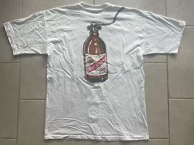 VINTAGE 90s Red Stripe Beer Jamaica Lager Parody T-shirt Size XL Scuba Diving • $24.99