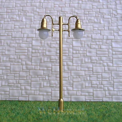 5 X OO / HO Scale Model Train Lamps Railroad Lamp Posts 12V Street Lights #G006 • $6.99