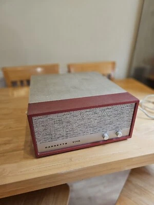 £10 • Buy Working Vintage Dansette Viva Record Player Red, BSR Auto Change Deck, 1960’s