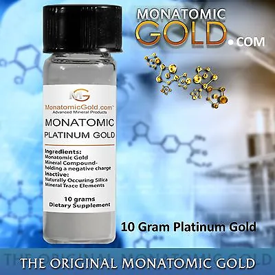 MONATOMIC PLATINUM GOLD *ORMUS* WHITE POWDER GOLD* 10 Gram Andara M-7 Detox • $39.95